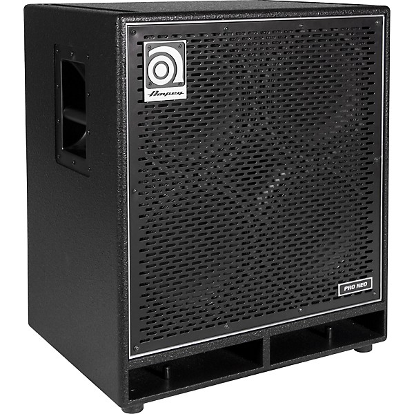 Open Box Ampeg Pro Neo Series PN-410HLF 850W 4x10 Bass Speaker Cabinet Level 2 Black 194744651595