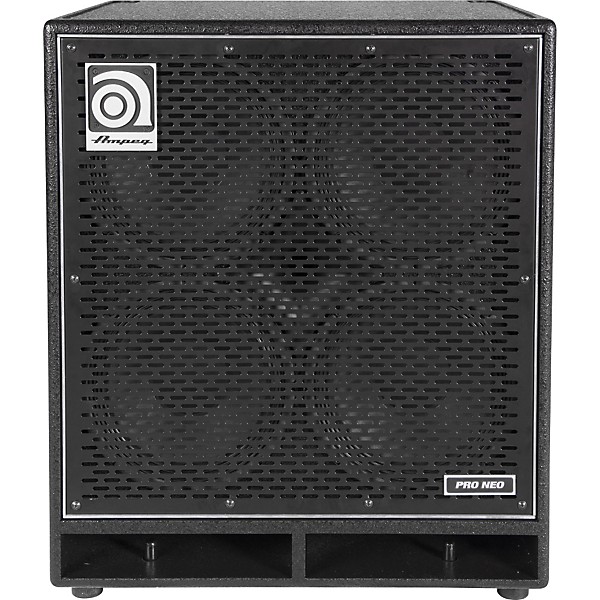 Open Box Ampeg Pro Neo Series PN-410HLF 850W 4x10 Bass Speaker Cabinet Level 2 Black 194744651595