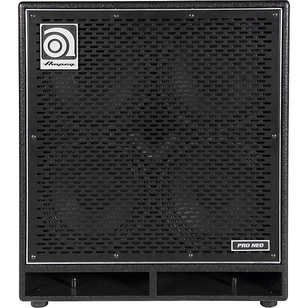 Open Box Ampeg Pro Neo Series PN-410HLF 850W 4x10 Bass Speaker Cabinet Level 2 Black 194744751936