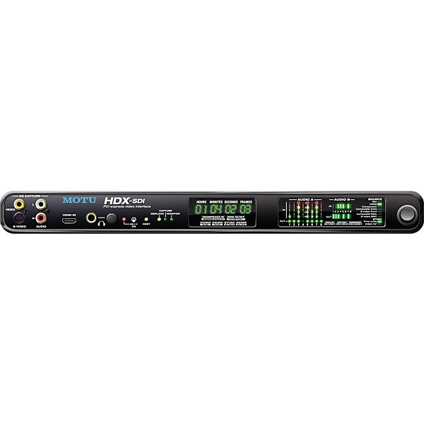 MOTU HDX-SDI video interface with PCI-e card