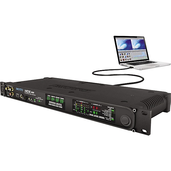 MOTU HDX-SDI video interface with PCI-e card