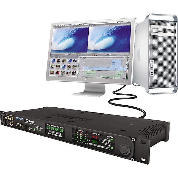 MOTU HDX-SDI video interface with PCI-e card