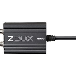 Open Box MOTU Zbox Guitar Impedence Adapter Level 1