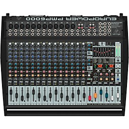 Behringer EUROPOWER PMP6000 20-Channel 1,600W Powered Mixer