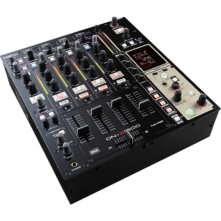 DENON　dn-x1600 Open Box Denon DJ DN-X1600 4-Channel Digital DJ Mixer | Guitar Center