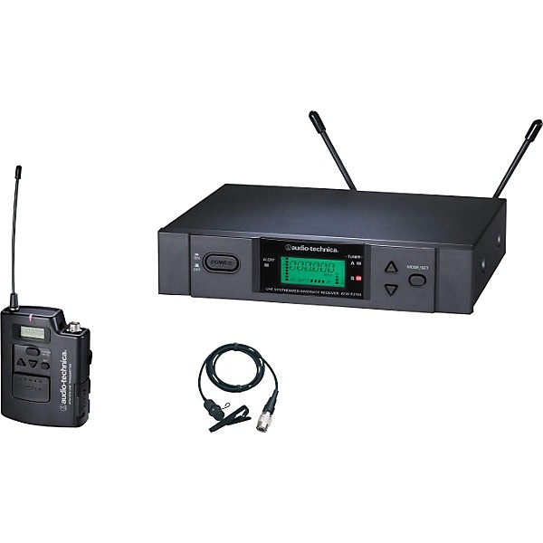 Open Box Audio-Technica ATW-3131b 3000 Series Lavalier Wireless System Level 2 Band D 888366072301