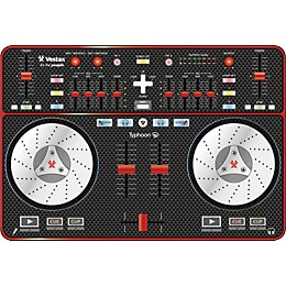 Open Box Vestax Typhoon DJ MIDI controller with sound card Level 1