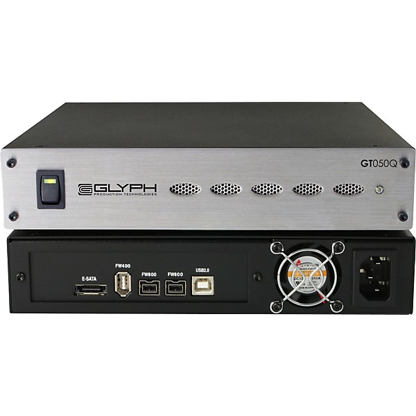 Open Box Glyph GT050Q Tabletop Hard Drive with Quad Interface Level 1 750 GB