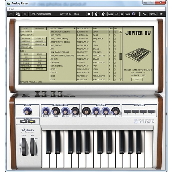 Open Box Arturia Analog Experience - The Factory Hybrid