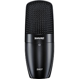 Shure SM27 Large-Diaphragm Condenser Mic With Shockmount and Bag