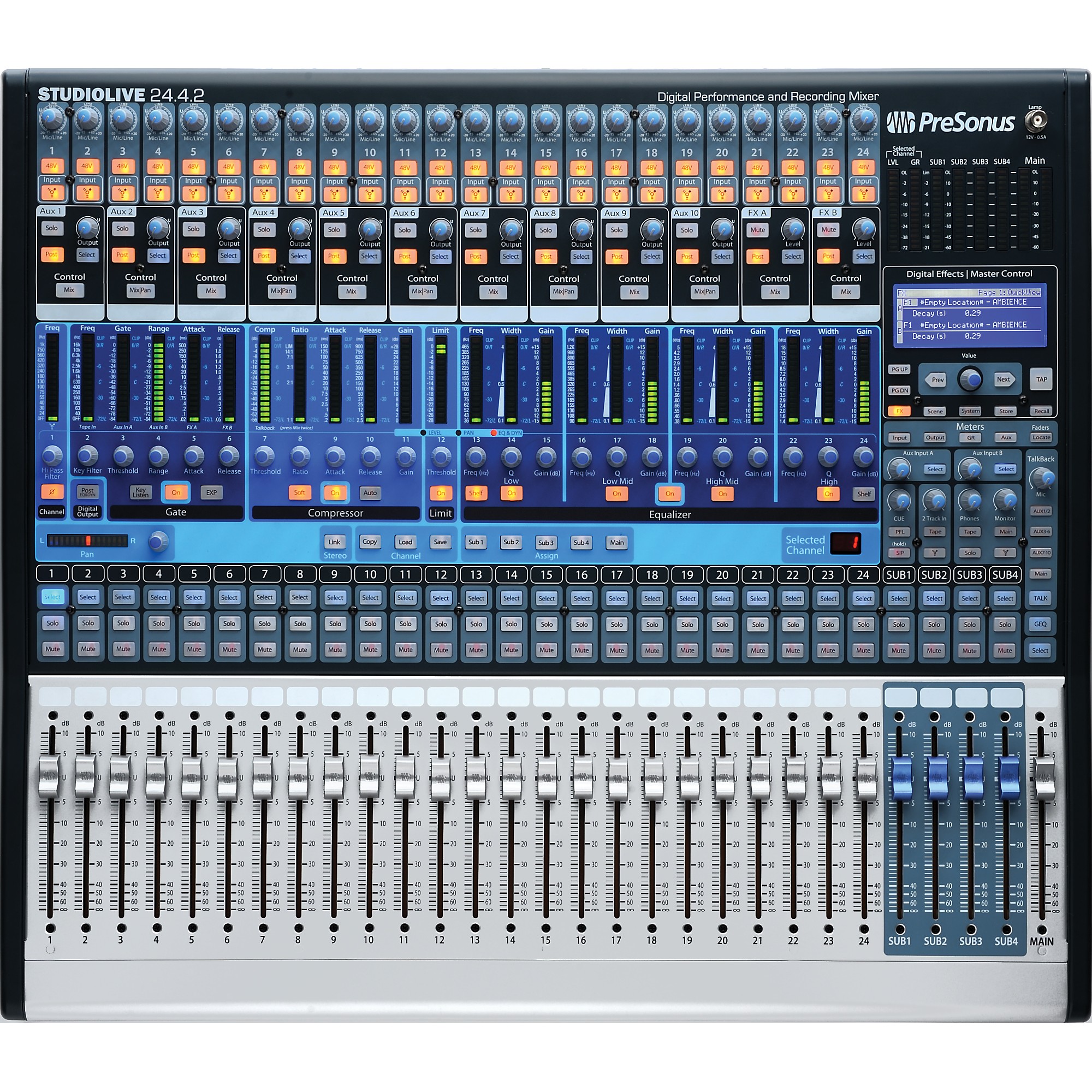 Restock PreSonus StudioLive 24.4.2 Digital Mixer | Guitar Center