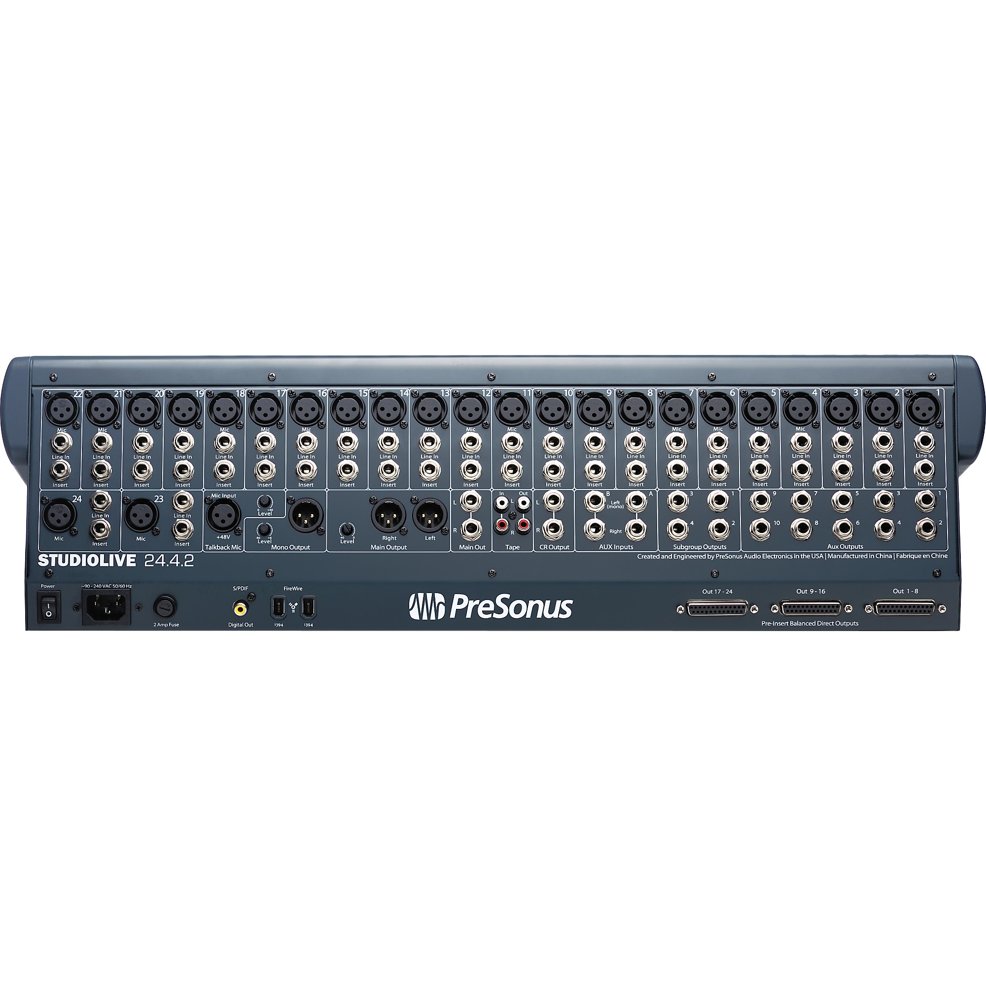 PreSonus StudioLive 24.4.2 デジタルミキサー Amazon.com: Presonus Studiolive 24.4.2 24-Channel