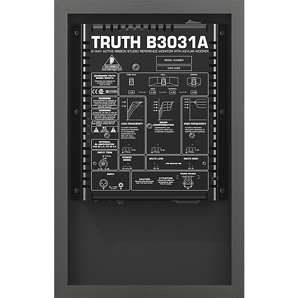 Behringer TRUTH B3031A Monitor (Single)