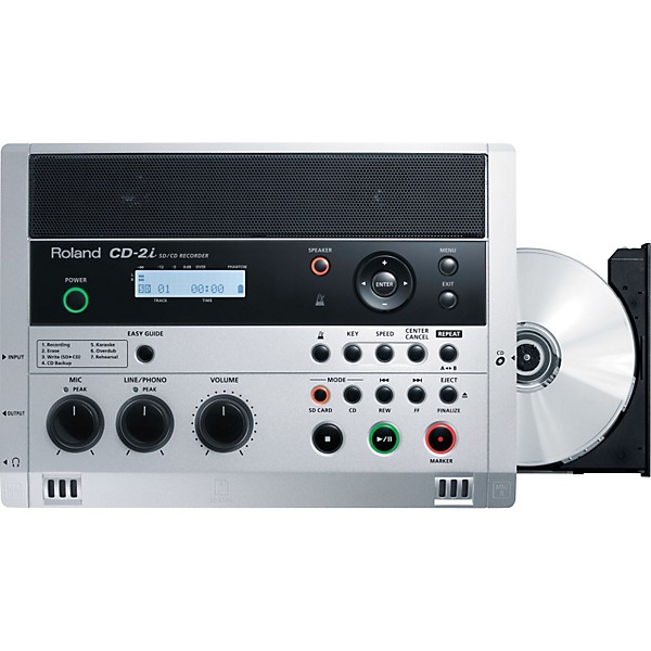 配信機器・PA機器・レコーディング機器 Roland CD-2e SD/CD RECORDER Amazon | Roland SD/CD Recorder CD-2E | ポータブルレコーダー