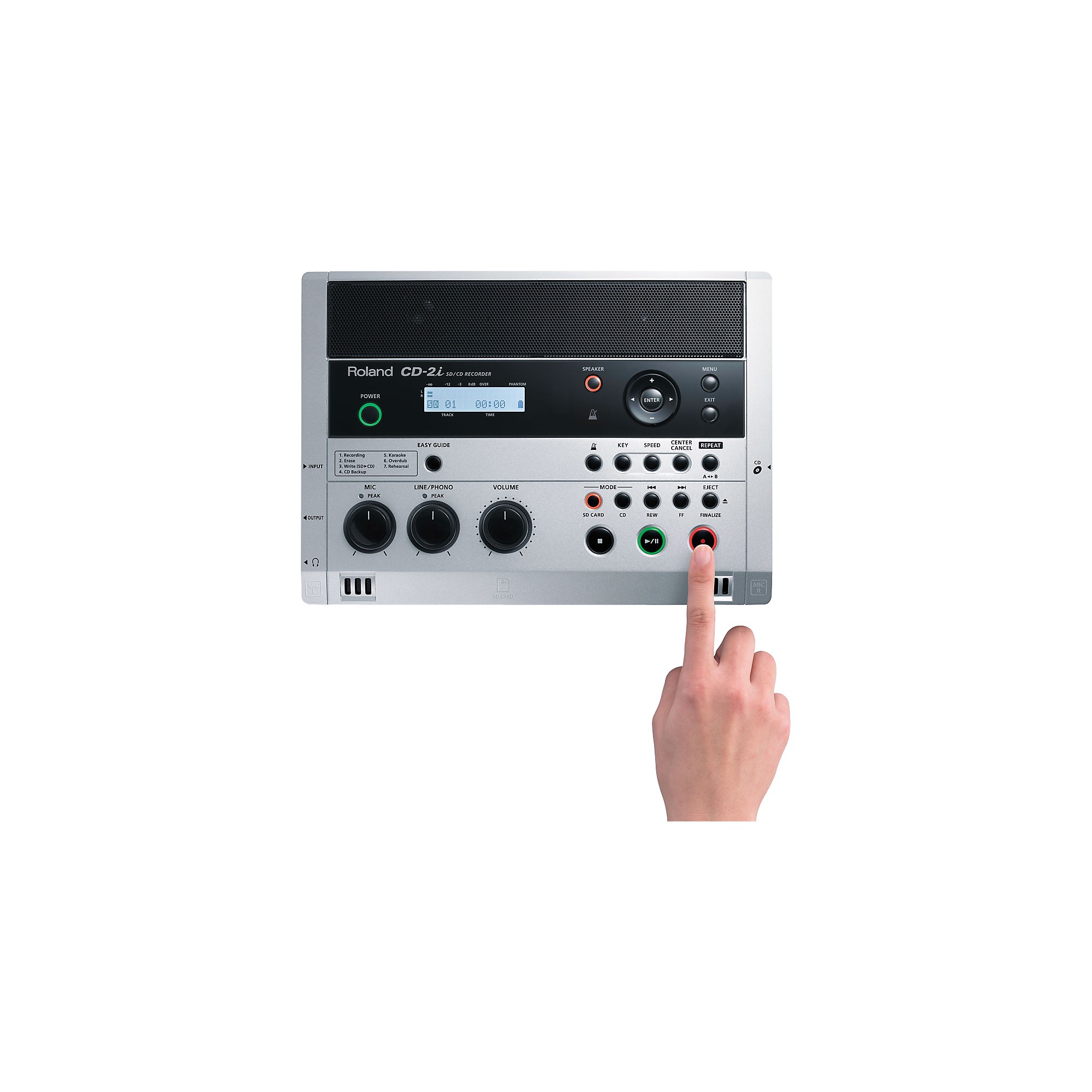 Roland CD-2i SD/CDレコーダー　美品 Roland CD-2i CD/SD Battery Powered Recorder | Guitar Center