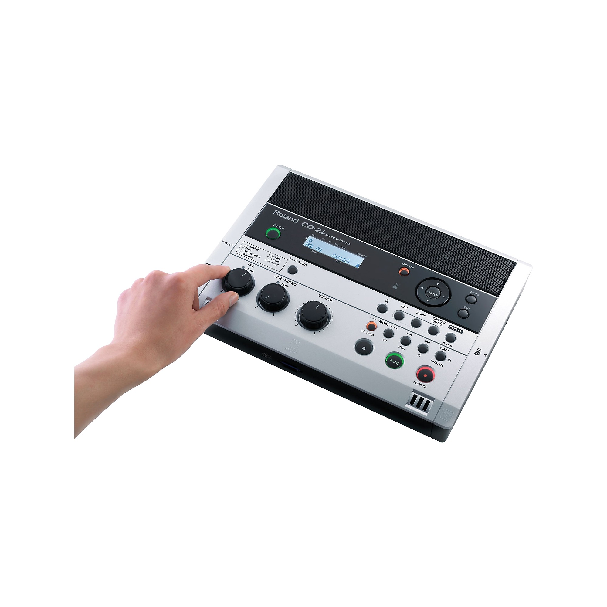 Roland CD-2i CD/SD Battery Powered Recorder | Guitar Center