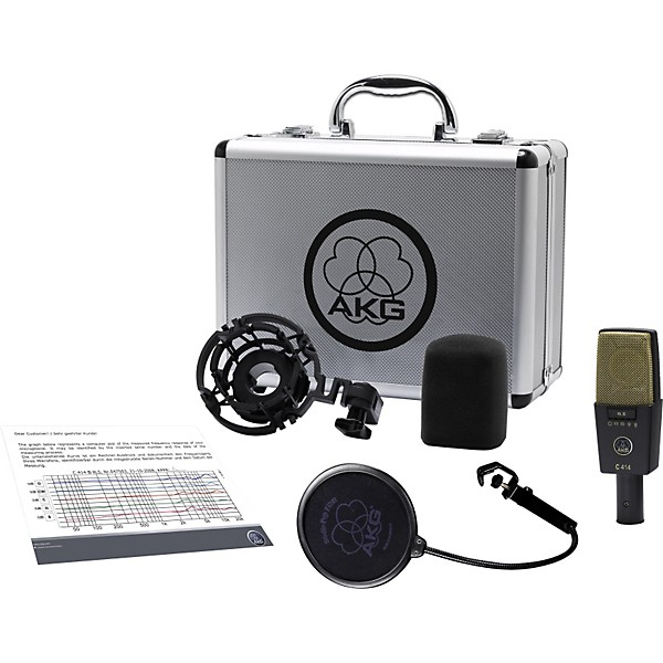 Open Box AKG C414 XL II Reference Multi-Pattern Condenser Microphone Level 2  190839552402