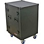 Odyssey Black Label 16-Space Amp Rack with Wheels