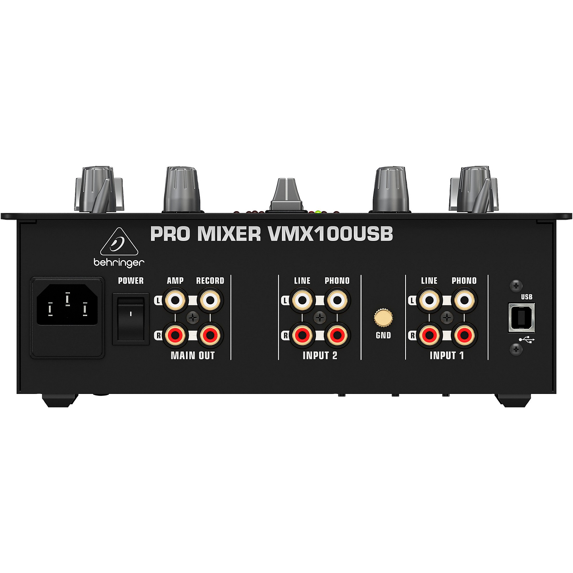Behringer VMX100USB Professional 2-Channel DJ Mixer | Guitar