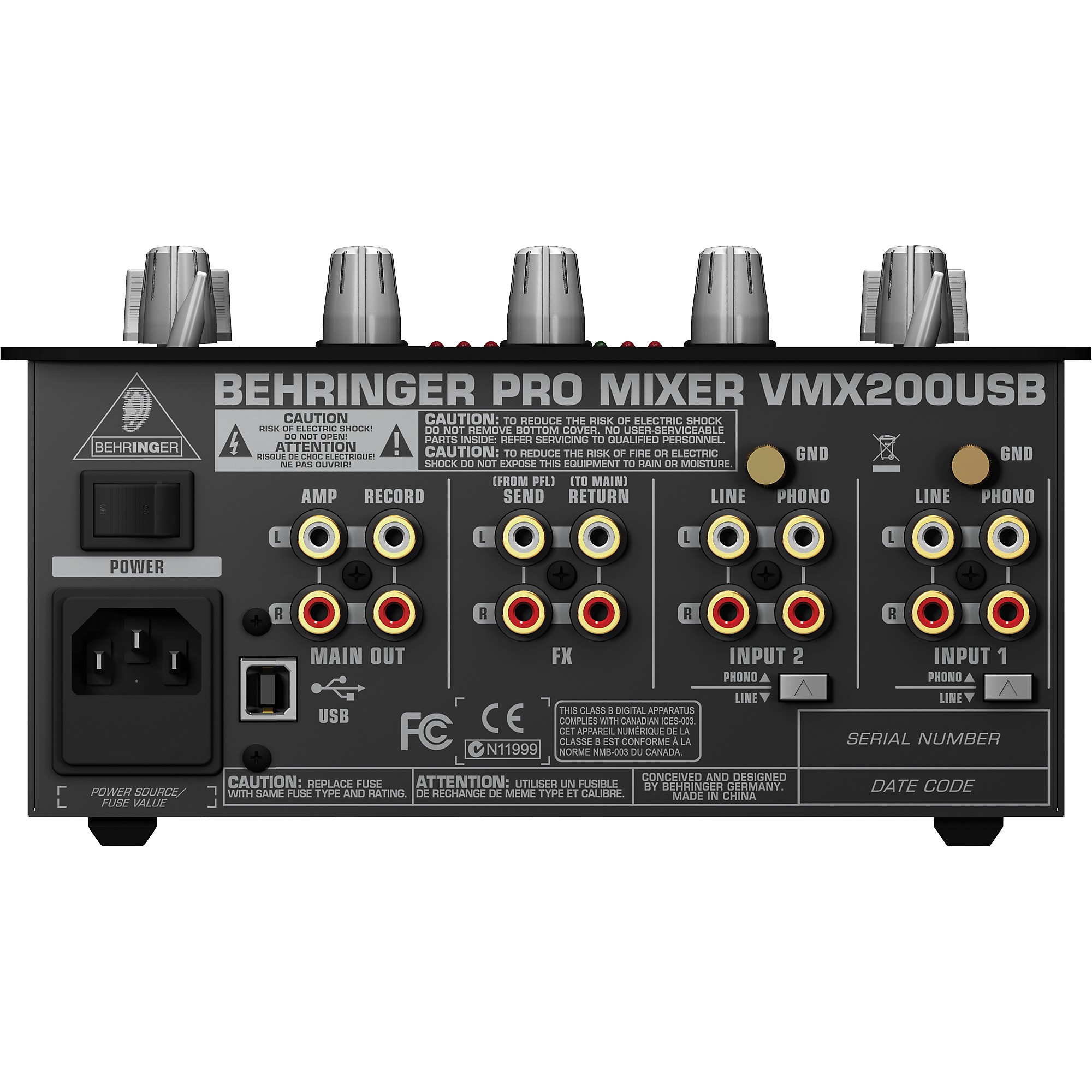 Behringer VMX200 USB Pro Mixer | Guitar Center