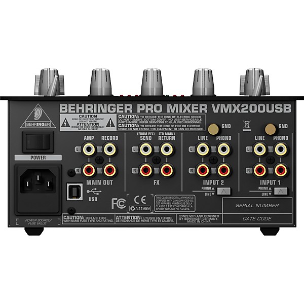 Behringer VMX200 USB Pro Mixer | Guitar Center