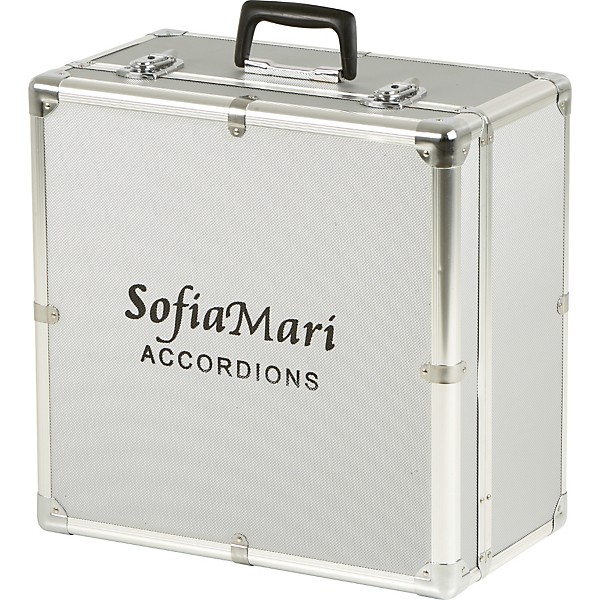 Sofiamari DAC-3412 Deluxe Metal Accordion Case