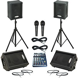 Soundcraft Notepad 102 / KPC10P Mains & Monitors Package