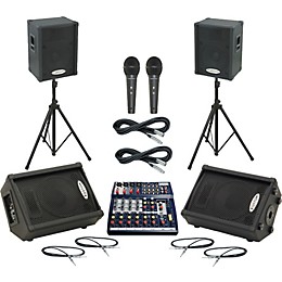 Soundcraft Notepad 124FX / KPC15P Mains & Monitors Package