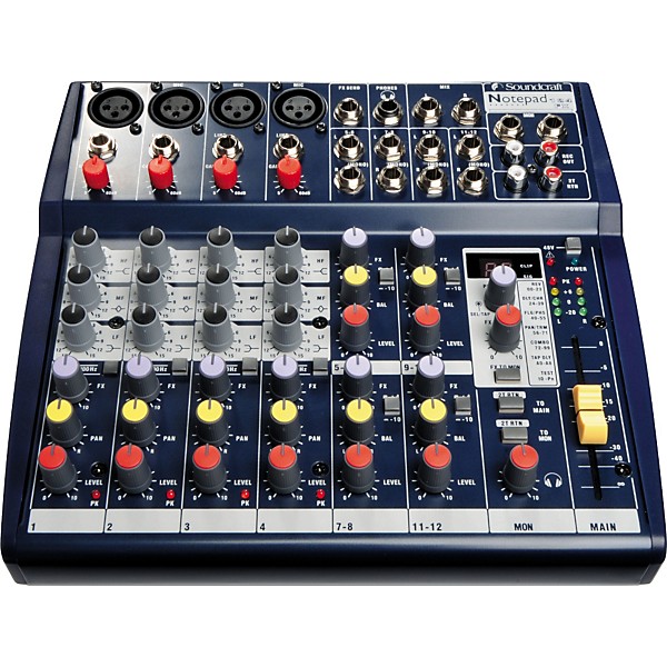 Soundcraft Notepad 124FX / KPC15P Mains & Monitors Package