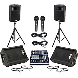 Soundcraft Notepad 124FX / APS15 Mains & Monitors Package