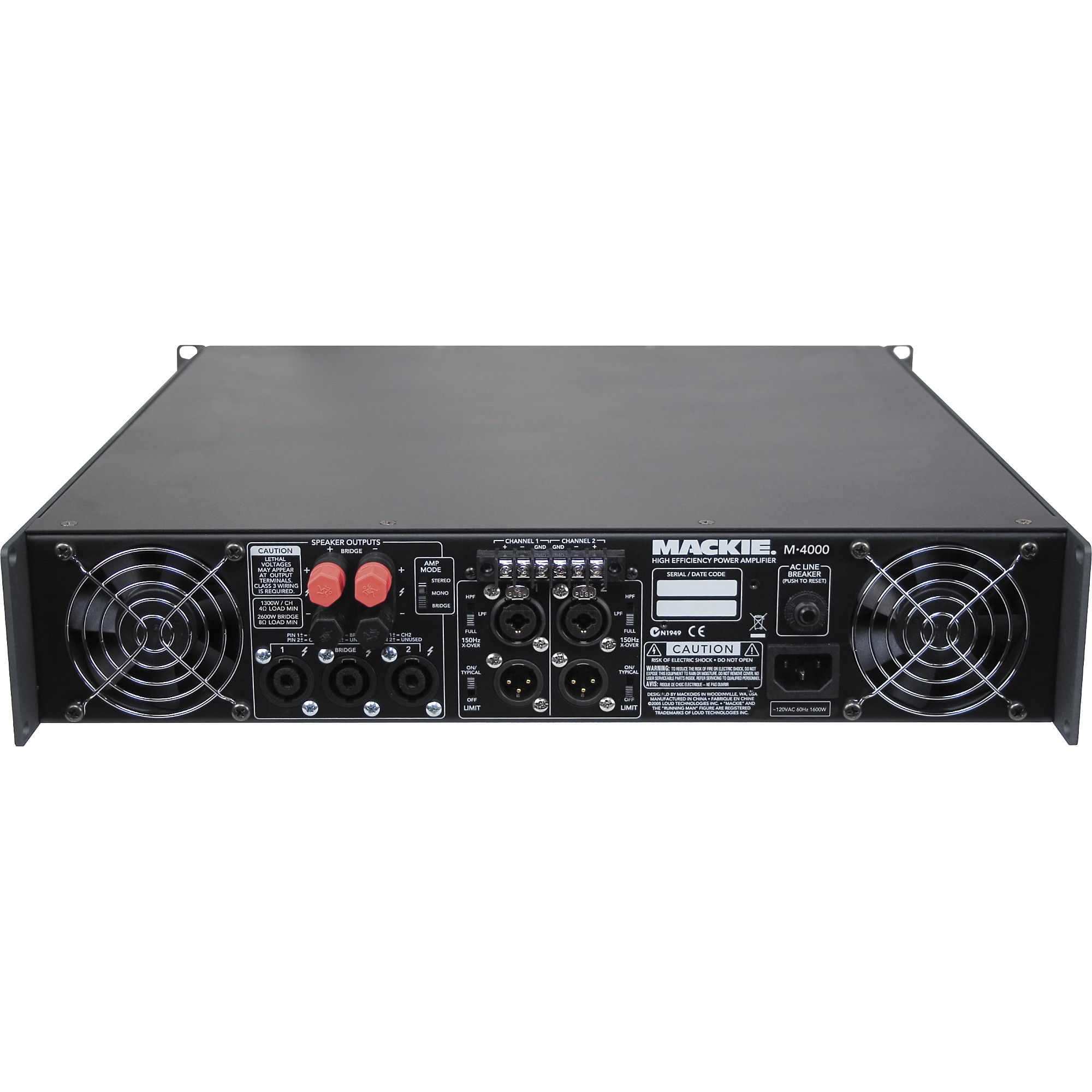 Mackie UP4061 - deals Pa Amplifier 4000 Series Stereo Amp