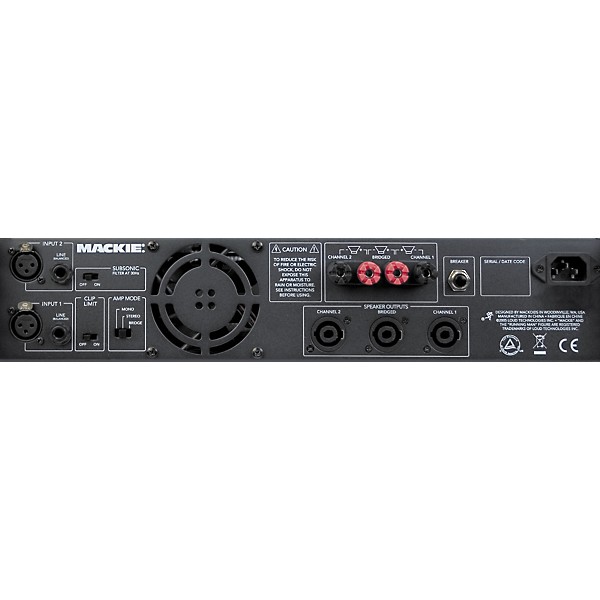Mackie FR 800 2-Channel Stereo Power Amplifier