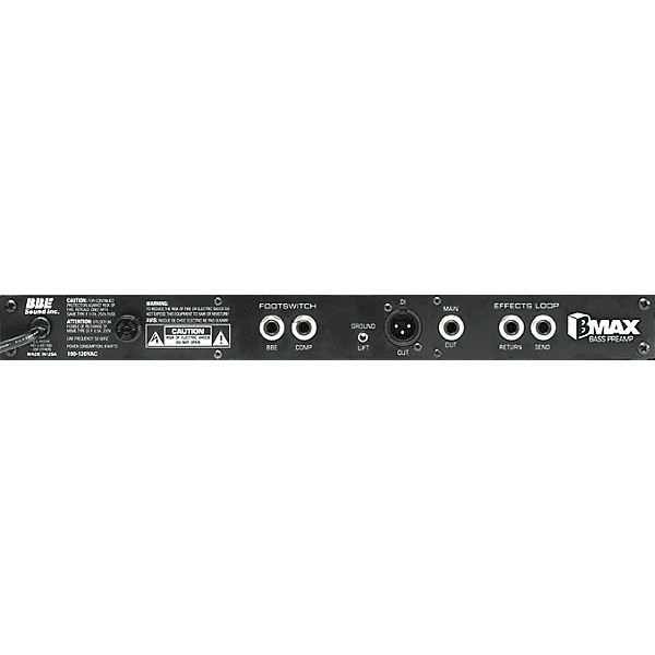 BBE BMAX Solid State Bass Guitar Preamplifier