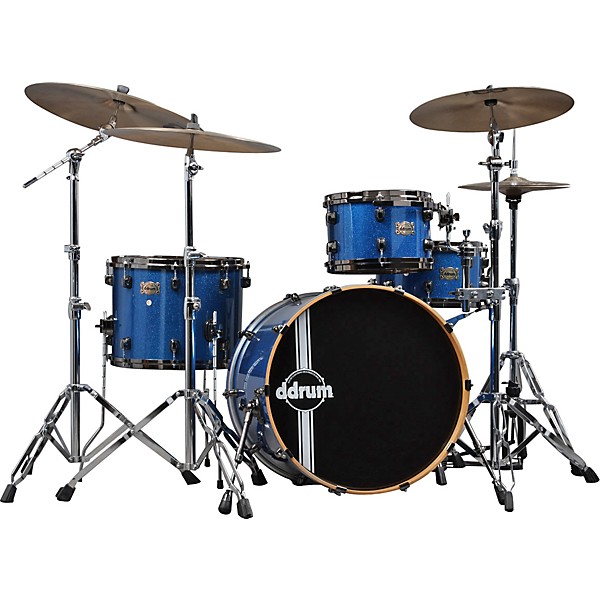 ◆DDRUM◆USA CUSTOM MAPLE 22BD 10.12TT 16FT 4点KIT フラグシップモデル　トラ杢 ddrum Custom Maple 12\"-16\"-24\" 3-piece Shell Pack (Edison, NJ