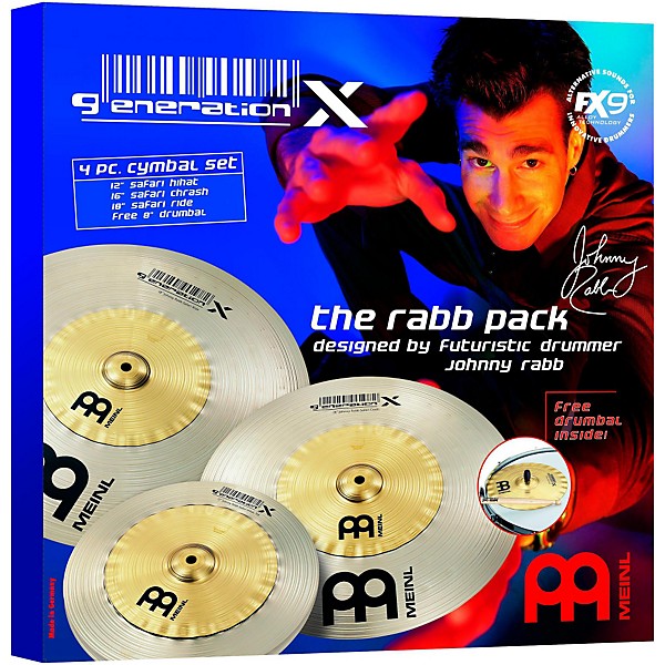 MEINL Generation X Rabb Pack Cymbal Set