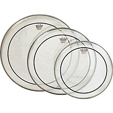 Remo Clear Pinstripe Pro Pack With Free 14
