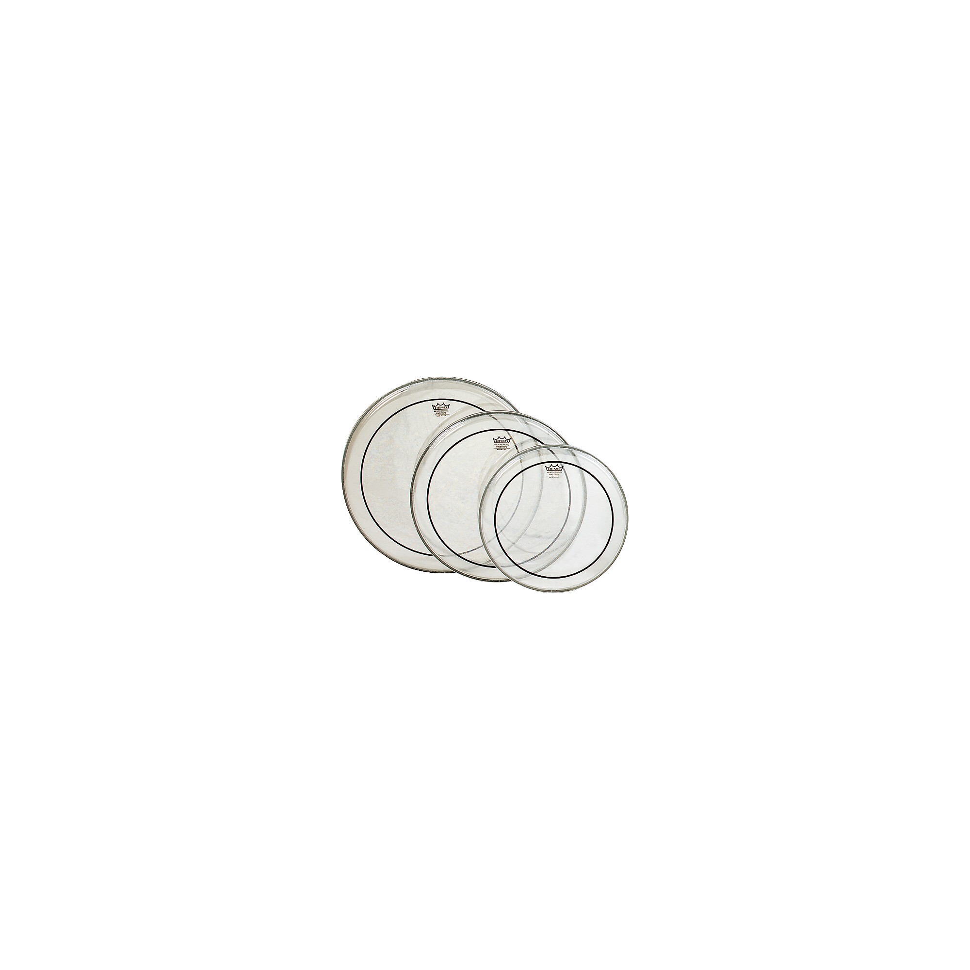 【新品最安】REMO Pinstripe X Clear 10インチ 5枚セット Remo Pinstripe Clear 5-Piece Tom Drum Head Pack | Guitar Center