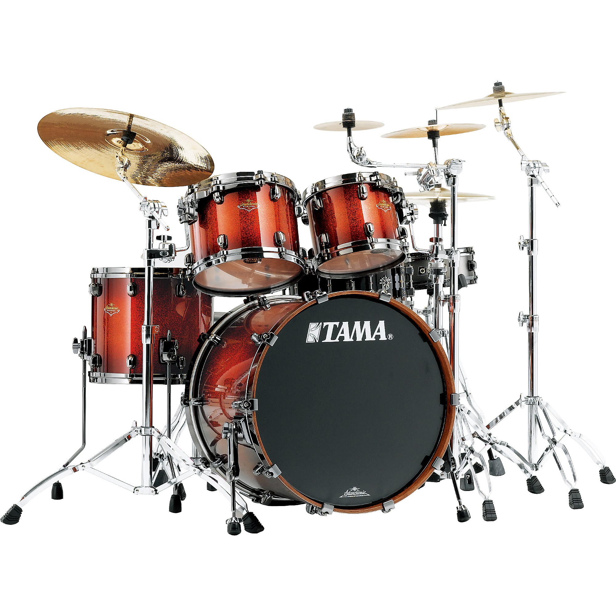 お話中【激レア】TAMA starclassic bubinga 14×5.5 TAMA BS1465BN-BNZ [Starclassic Bubinga 14 x 6.5 /Black Clouds