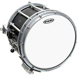 Evans Hybrid Marching Snare Drum Batter Head Gray 14 in. Evans Hybrid Marching Snare Drum Batter Head White 13 in.