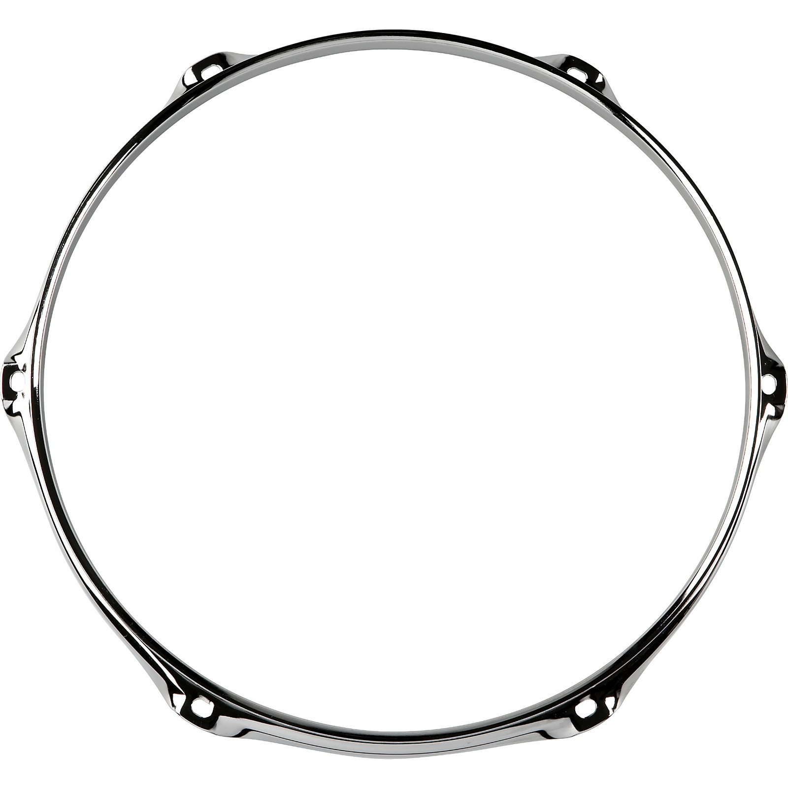 Hoop new Unused 12” 6 Lug Ring Drums Rim for Tom Toms Chrome 