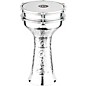 Open Box MEINL Aluminum Hand Hammered Jingle Darbuka Level 1 Silver 8 1/4 In X 16 1/4 In thumbnail