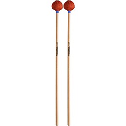 Innovative Percussion AA25 Medium Vibraphone/Marimba Orange Cord Rattan Handle