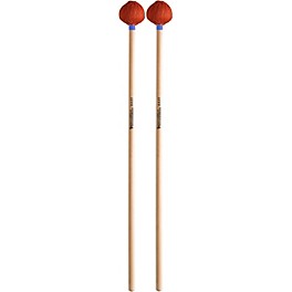 Innovative Percussion AA25 Medium Vibraphone/Marimba Orange Cord Rattan Handle