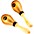 MEINL Skin Maracas Natural Mini MEINL Skin Maracas Natural Traditional