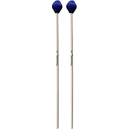 Balter Mallets Chorale Series Birch Handle Marimba Mallets Blue Microfiber Medium