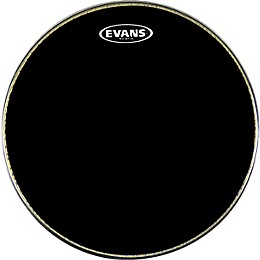 Evans MX1 Marching Bass Drum Head Black 16 in.