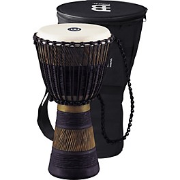 MEINL Earth Rhythm Series Original... MEINL Earth Rhythm Series Original African-Style Rope-Tuned Wood Djembe with Bag Medium