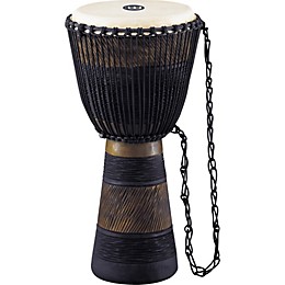 Open Box MEINL Earth Rhythm Series Original African-Style Rope-Tuned Wood Djembe with Bag Level 2 Large 888366062135