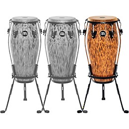 MEINL 30th Anniversary Edition Marathon Classic Series Conga with Steely II Stand Leopard Burl 12.5