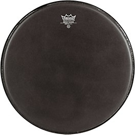 Remo Emperor Ebony Suede Marching Bass Drumhead Black Suede